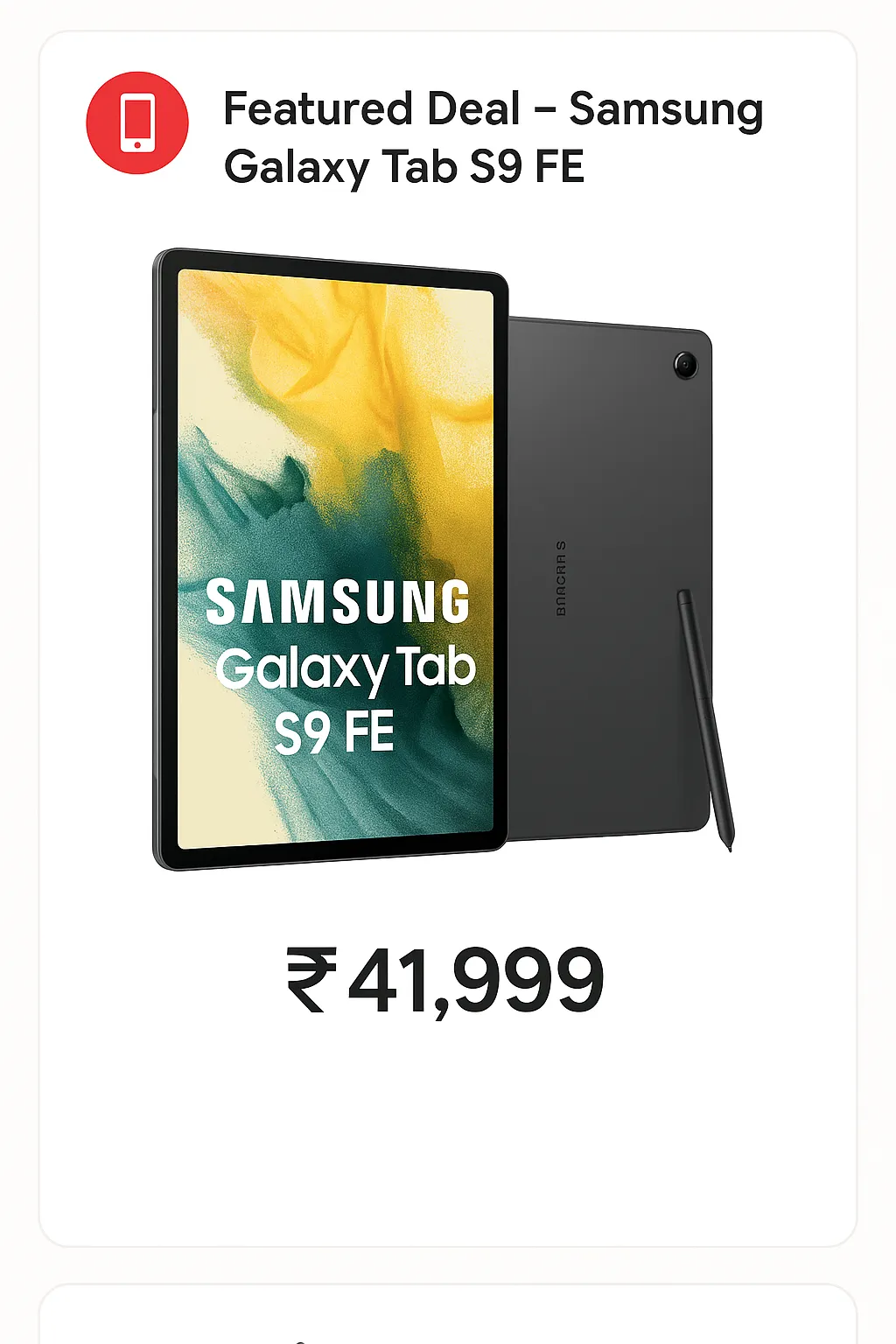 Samsung Galaxy Tab S9 FE